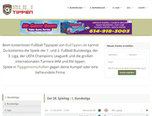 Tablet Screenshot of bulitippen.de